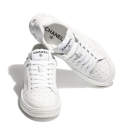 sneakers chanel bianche